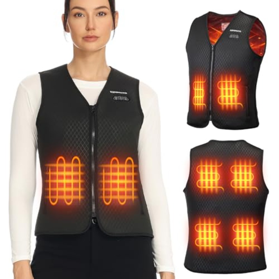 Heated Vest Battery - KEMIMOTO Womens Heated Vest Electric Warming