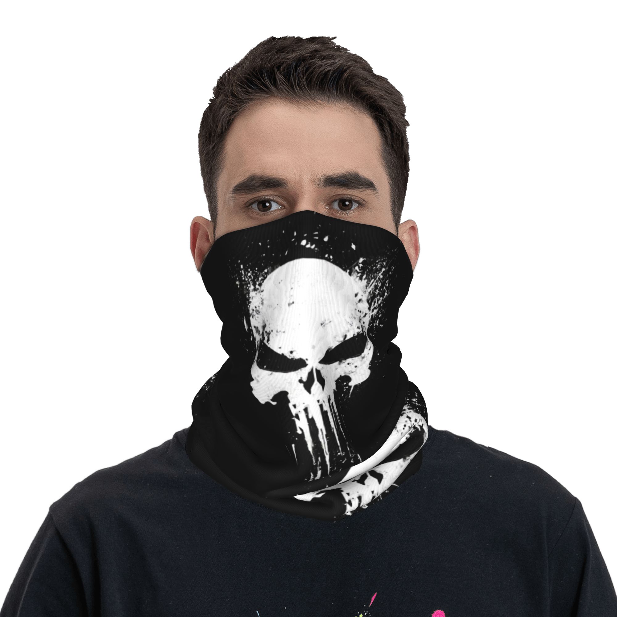 Custom Skeleton Skull Bandana  - Neck Gaiter Fleece 리뷰 및 가격