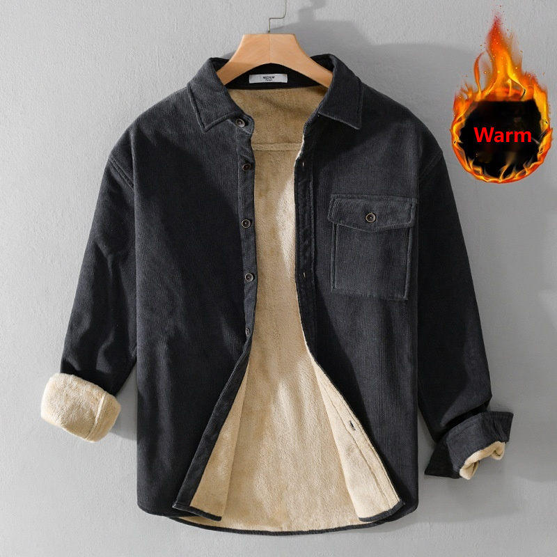 Men's Corduroy Shirt Jacket He - Flannel Shirt Lined 리뷰 및 가격