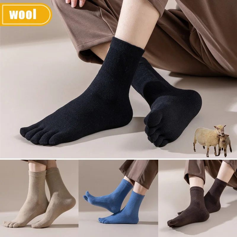 Mans Wool Five Finger Socks Sh - Thermal Sock Wool 리뷰 및 가격