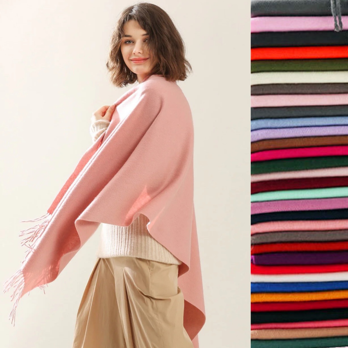 36Color Thin Imitation Cashmer - Cashmere Pashmina Wrap 리뷰 및 가격