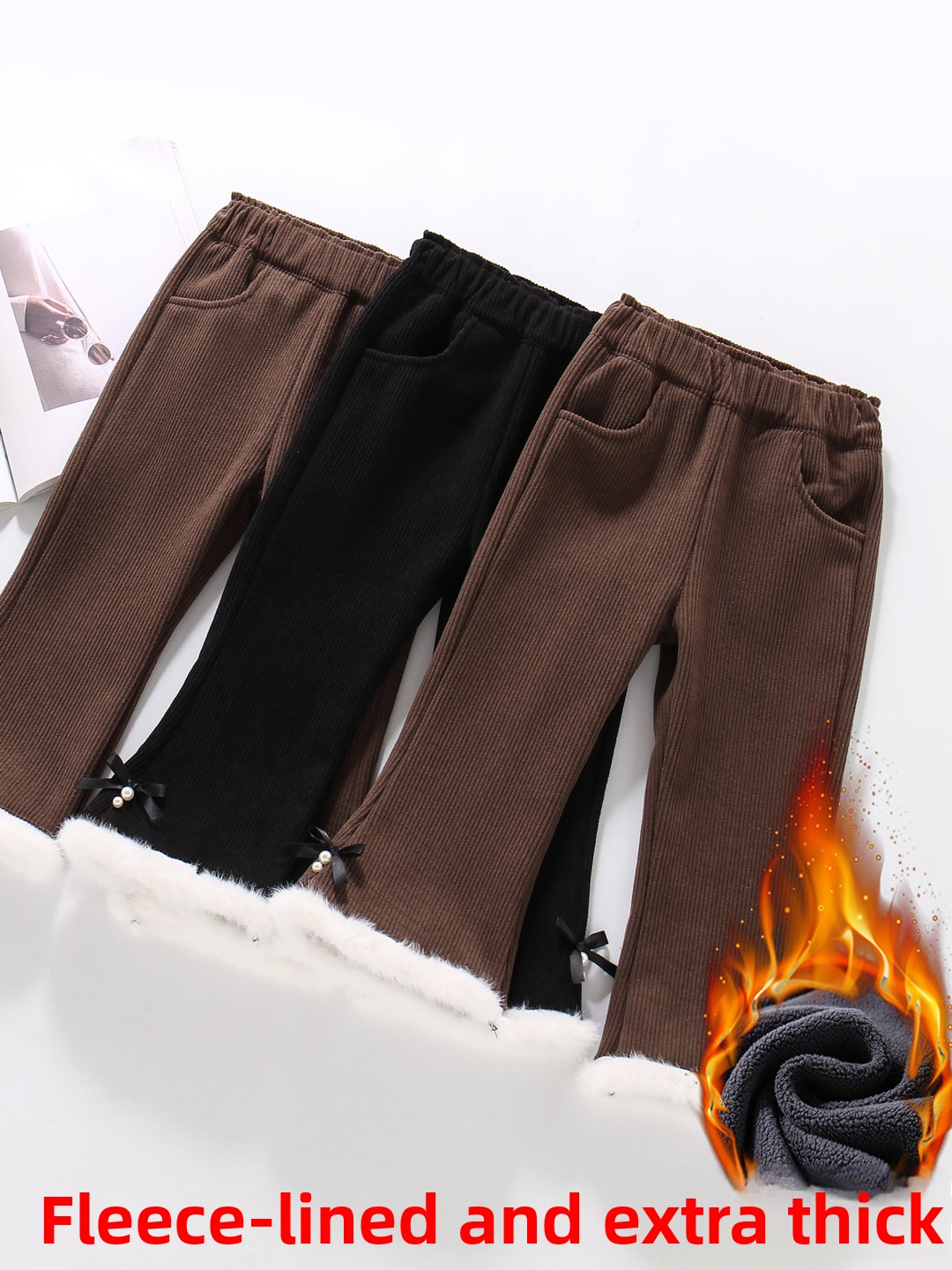 Thiened Fce Children's Bell Bo - Corduroy Pant Warm 리뷰 및 가격
