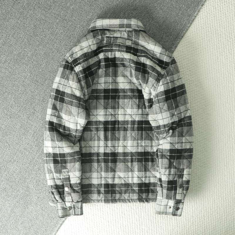 Fall Winter Men's Plaid Flanne - Flannel Shirt Lined 리뷰 및 가격