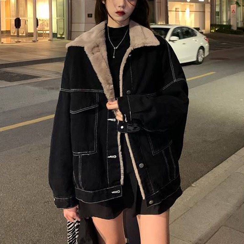 Women Denim Coat Thick Lapel S - Down Jacket Packable 리뷰 및 가격