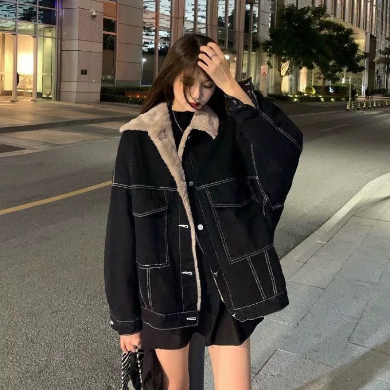 Women Denim Coat Thick Lapel S - Down Jacket Packable 리뷰 및 가격