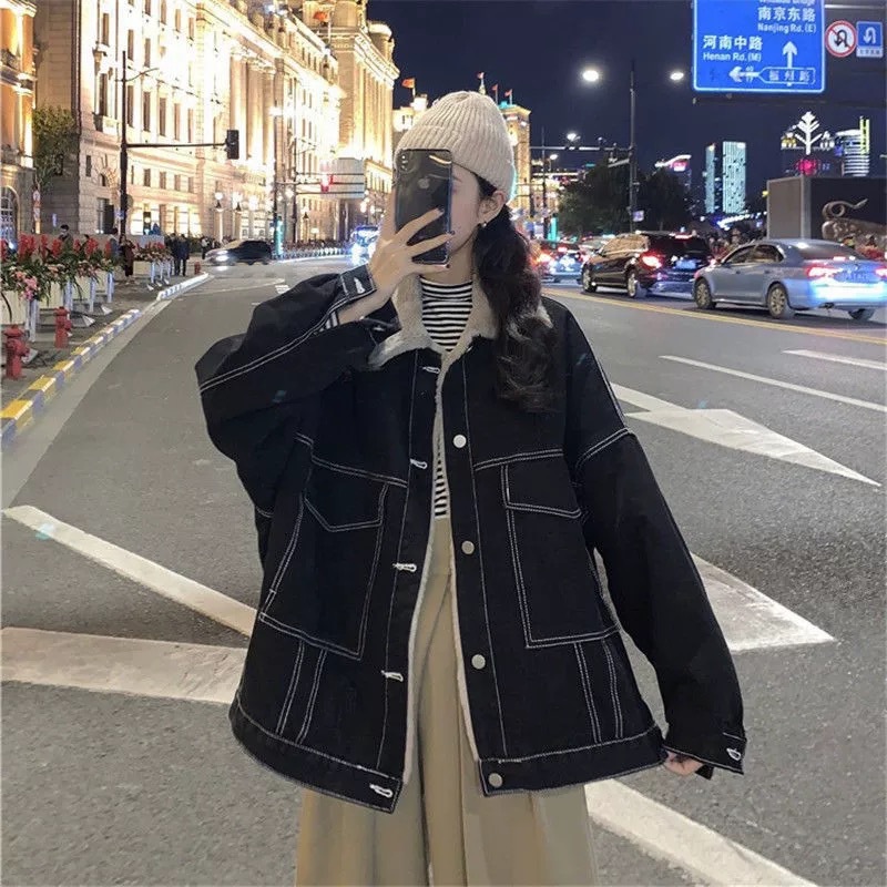 Women Denim Coat Thick Lapel S - Down Jacket Packable 리뷰 및 가격