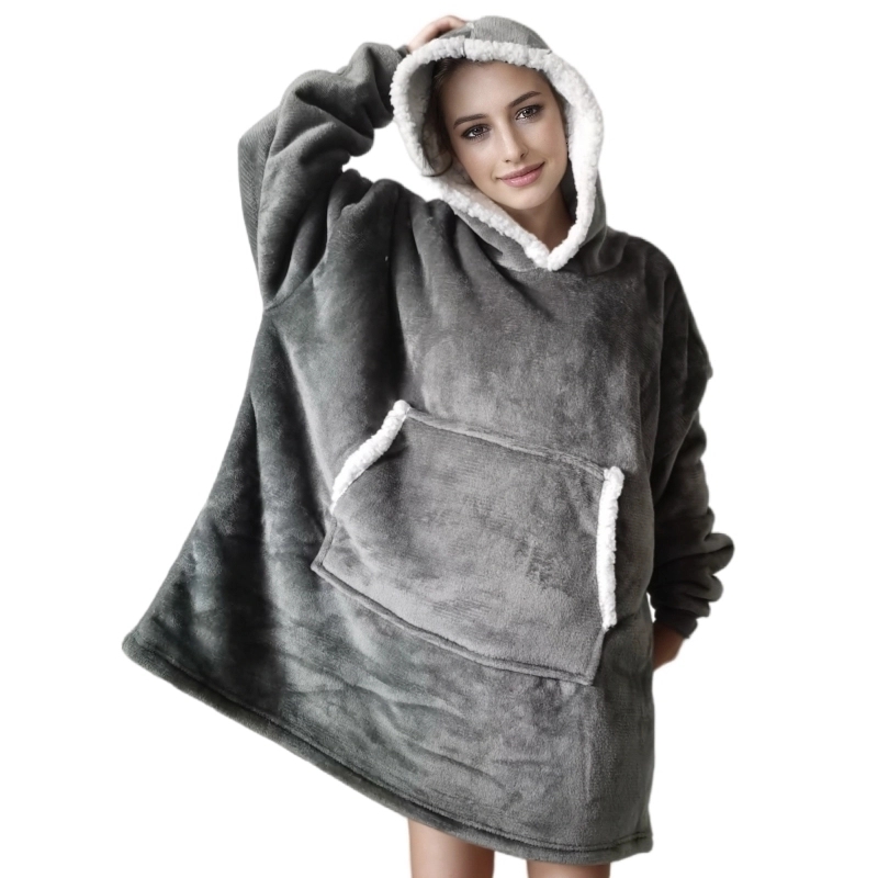 Wearable Adult Super Soft Flan - Sherpa Hoodie Fleece 리뷰 및 가격