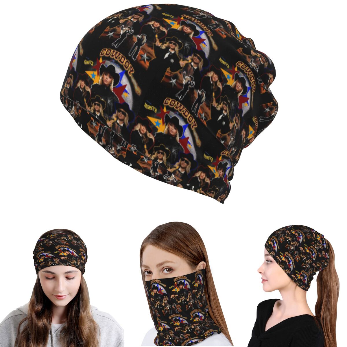Cowboy Carter Beyonce New Albu - Knit Beanie Hat Warm 리뷰 및 가격