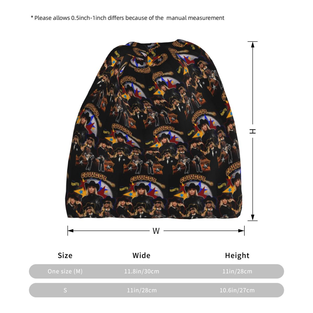 Cowboy Carter Beyonce New Albu - Knit Beanie Hat Warm 리뷰 및 가격
