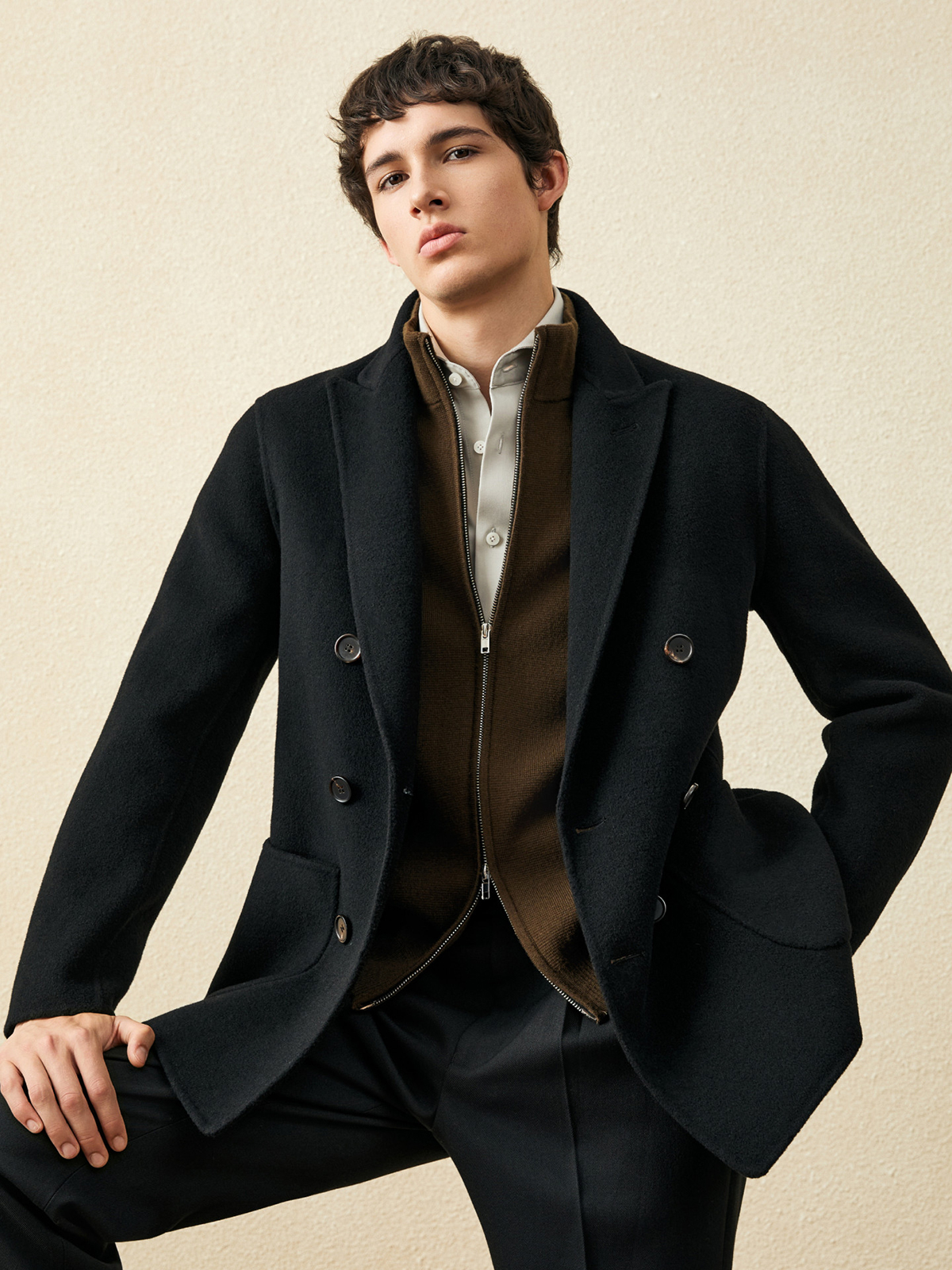 Men‘s 100% Wool Short Coat | B - Wool Coat Peacoat 리뷰 및 가격