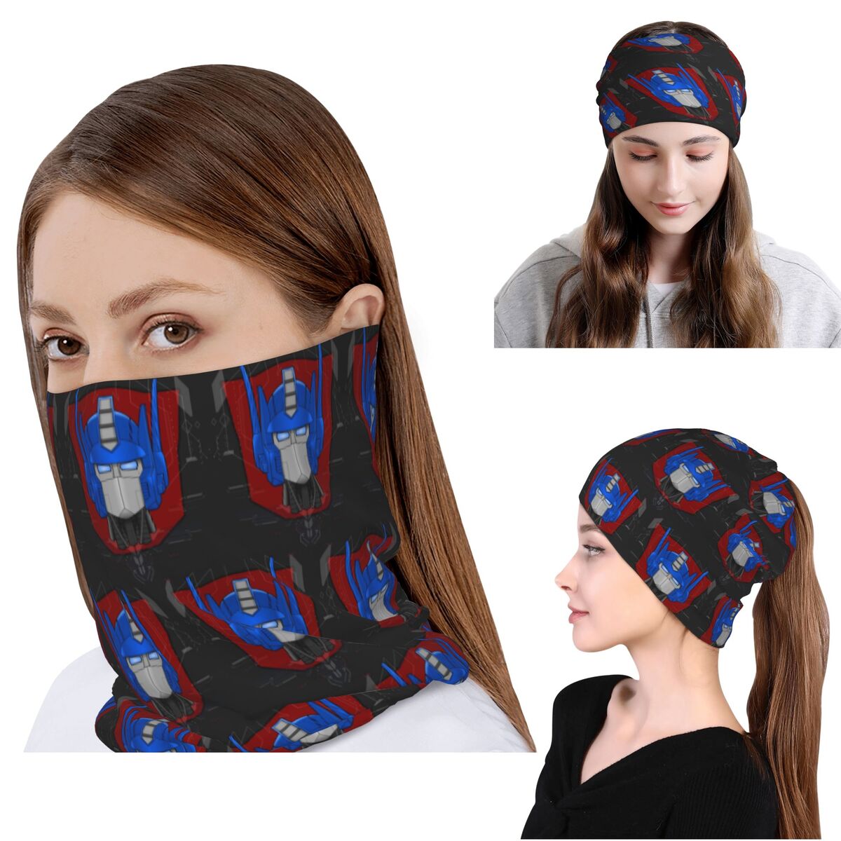 Optimus Prime Bust Bandana Nec - Knit Beanie Hat Warm 리뷰 및 가격