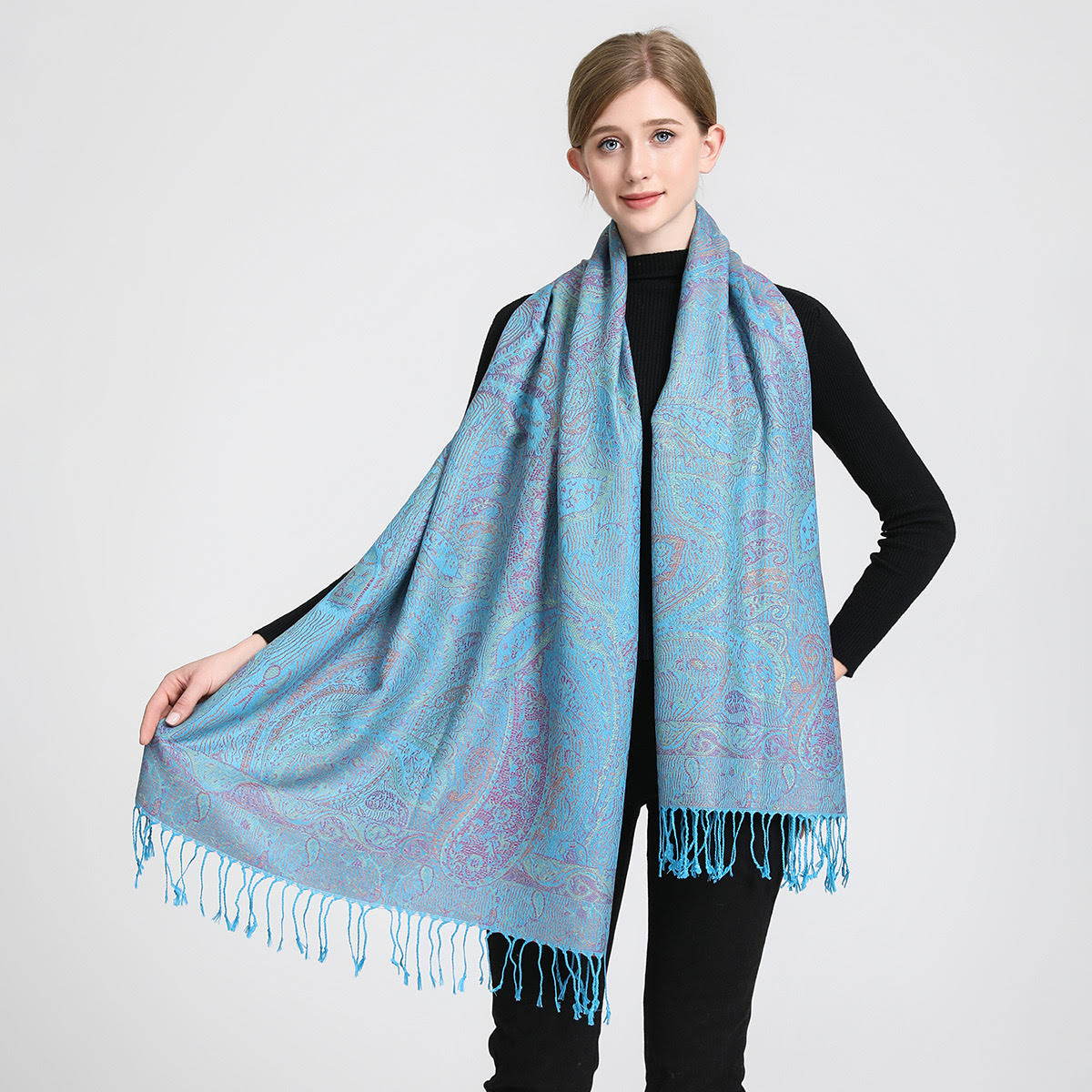 Tassel Blanket Design Thick Pa - Cashmere Pashmina Wrap 리뷰 및 가격