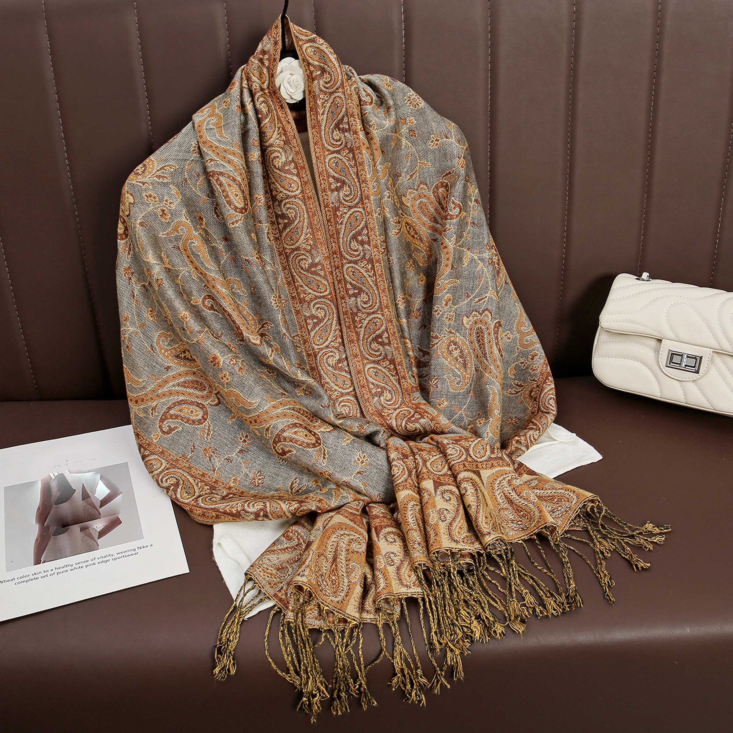 Luxury Brand Autumn Cashmere P - Cashmere Pashmina Wrap 리뷰 및 가격