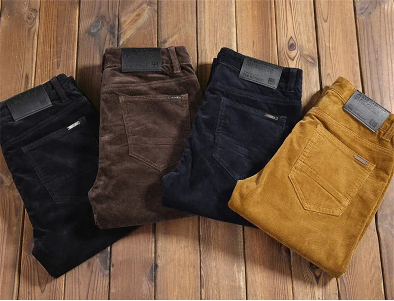 2023 Autumn Winter Men's Casua - Corduroy Pant Warm 리뷰 및 가격