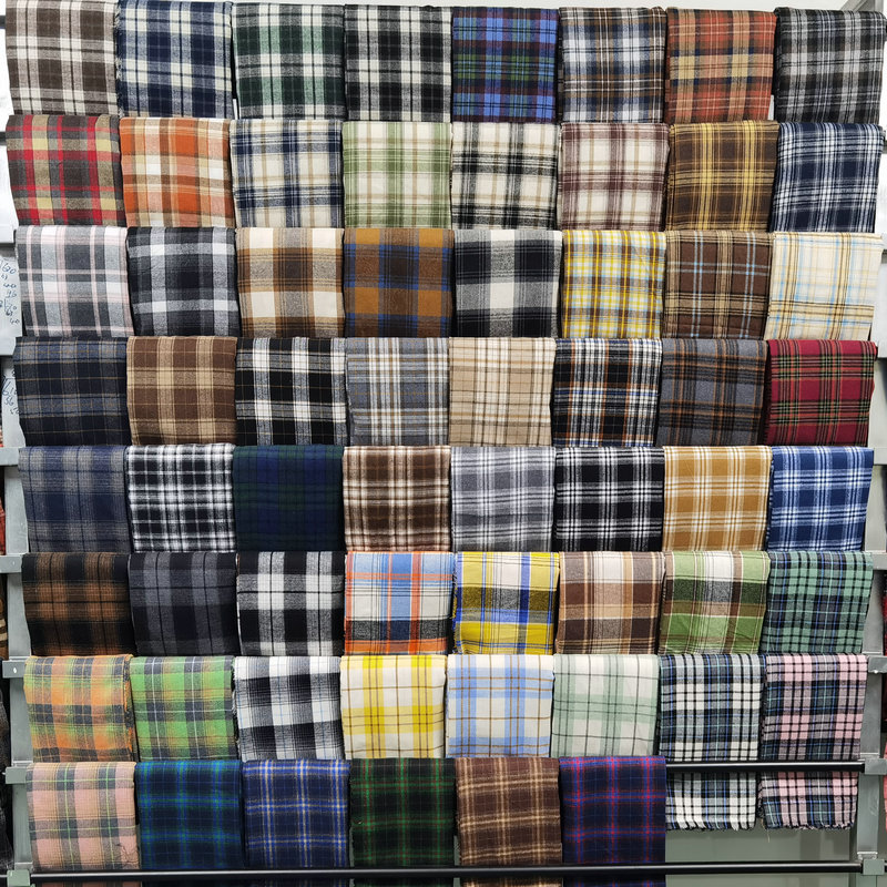 Twill Plaid Flannel Fabric By  - Flannel Shirt Lined 리뷰 및 가격