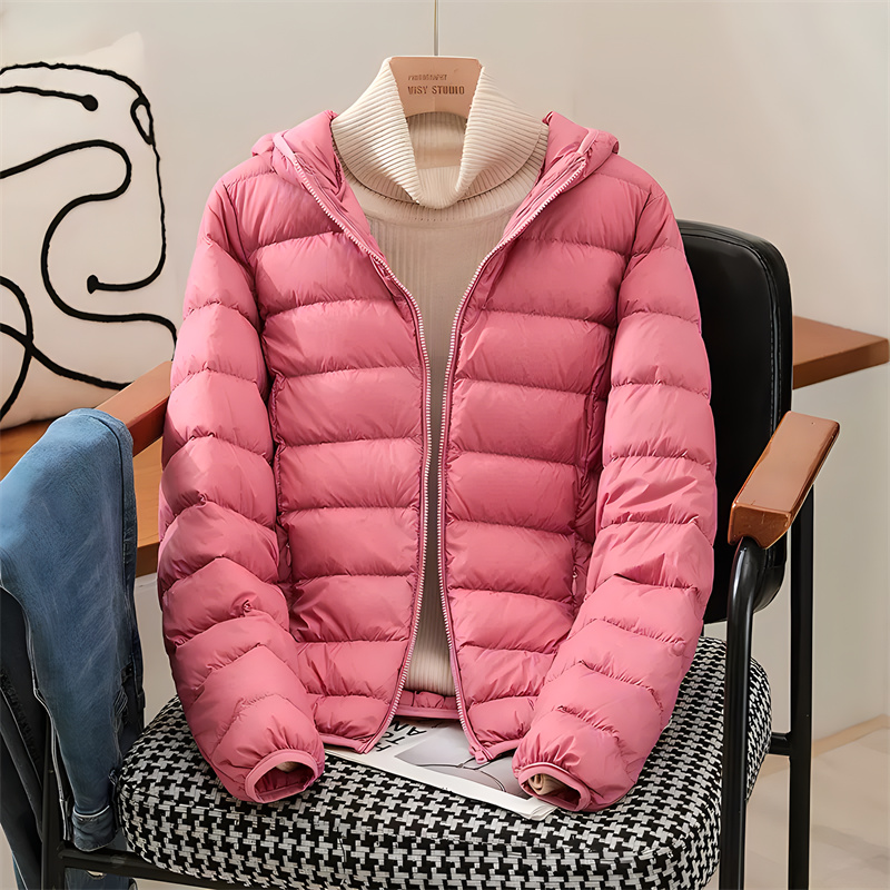 Plus Size Women Hooded Korean  - Down Jacket Packable 리뷰 및 가격