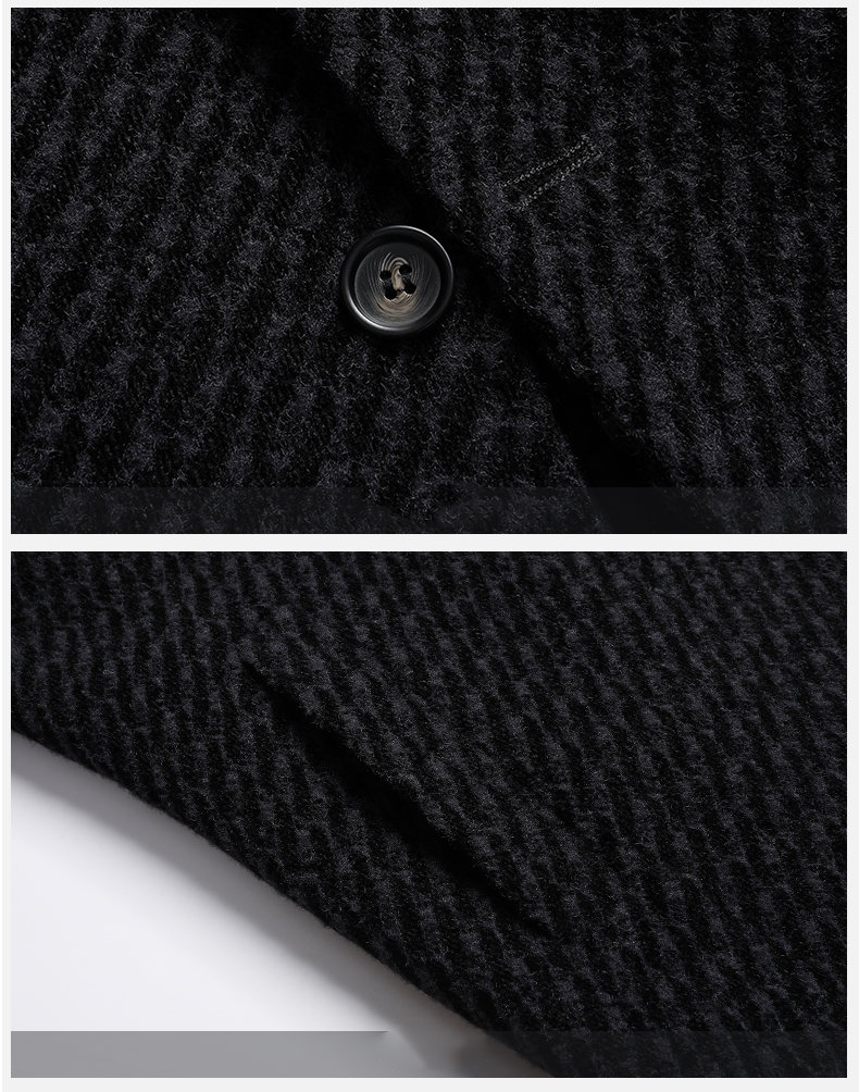 Long Coat Men Mens Wool Jacket - Wool Coat Peacoat 리뷰 및 가격