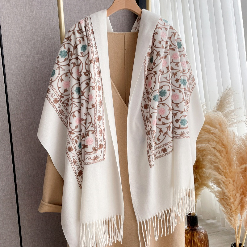 2025 New Embroidery Cashmere S - Cashmere Pashmina Wrap 리뷰 및 가격