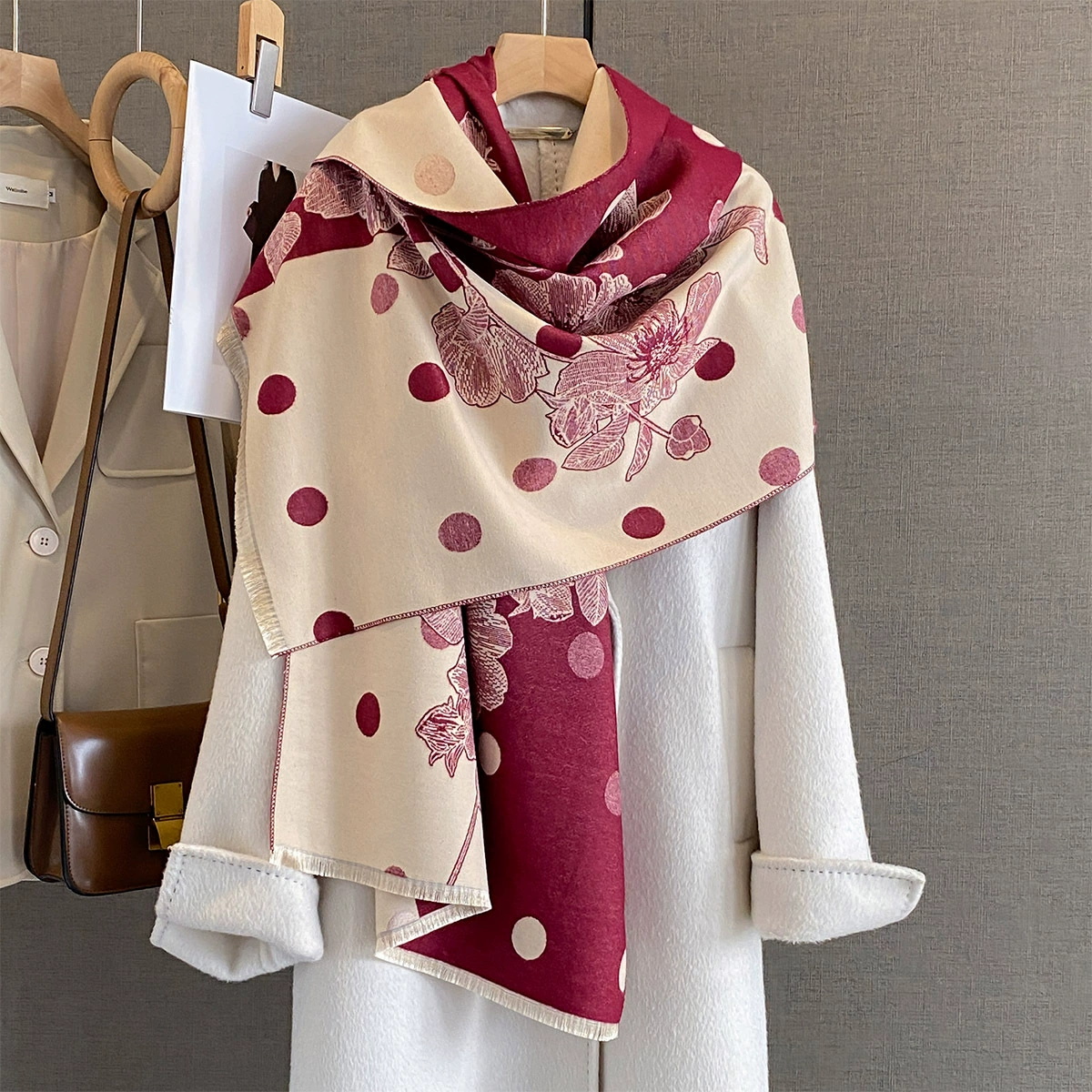 2025 Women Thicken Luxury Wint - Cashmere Pashmina Wrap 리뷰 및 가격