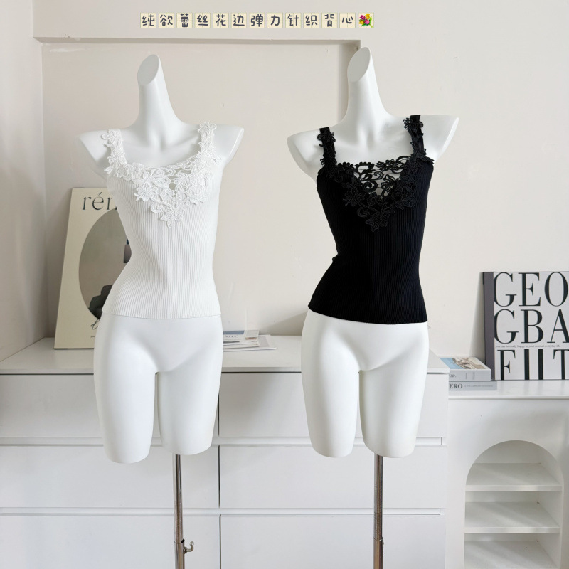 Sexy Lace Trim Camisole Top Ho - Flannel Shirt Lined 리뷰 및 가격