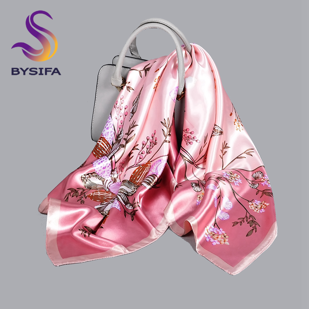 BYSIFA| Pink New Silk Shawl Sc - Shawl Wrap Winter 리뷰 및 가격