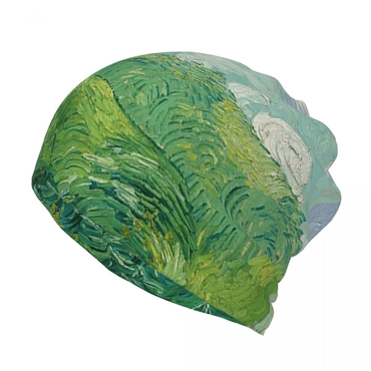 Green Wheat Fields, Auvers, Vi - Knit Beanie Hat Warm 리뷰 및 가격