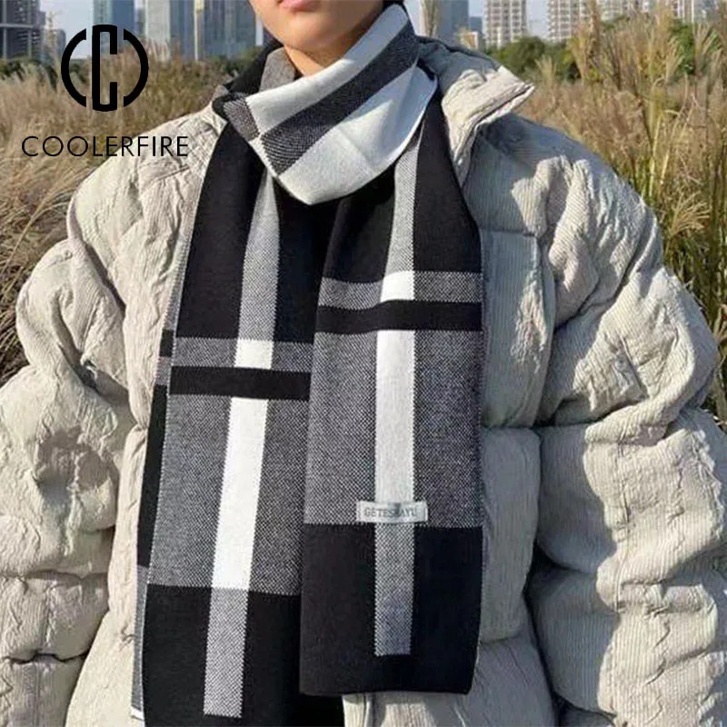 New Winter Men Scarf Keep Warm - Wool Scarf Men 리뷰 및 가격