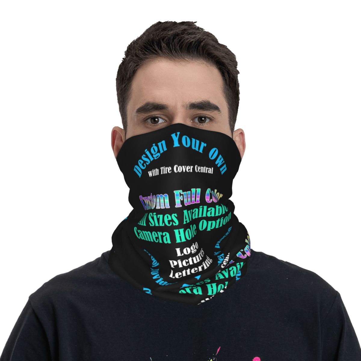 Custom Custom Your Design Prin - Neck Gaiter Fleece 리뷰 및 가격