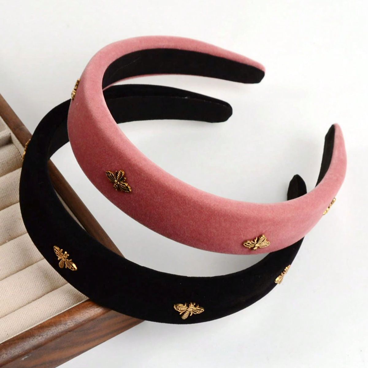 Little Bee Black Velvet Headba - Winter Headband Fleece 리뷰 및 가격