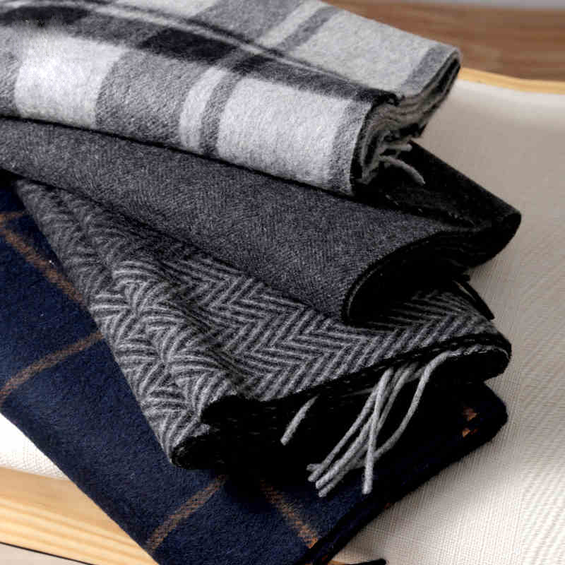 Pashmina Scarf Men Winter Stri - Wool Scarf Men 리뷰 및 가격