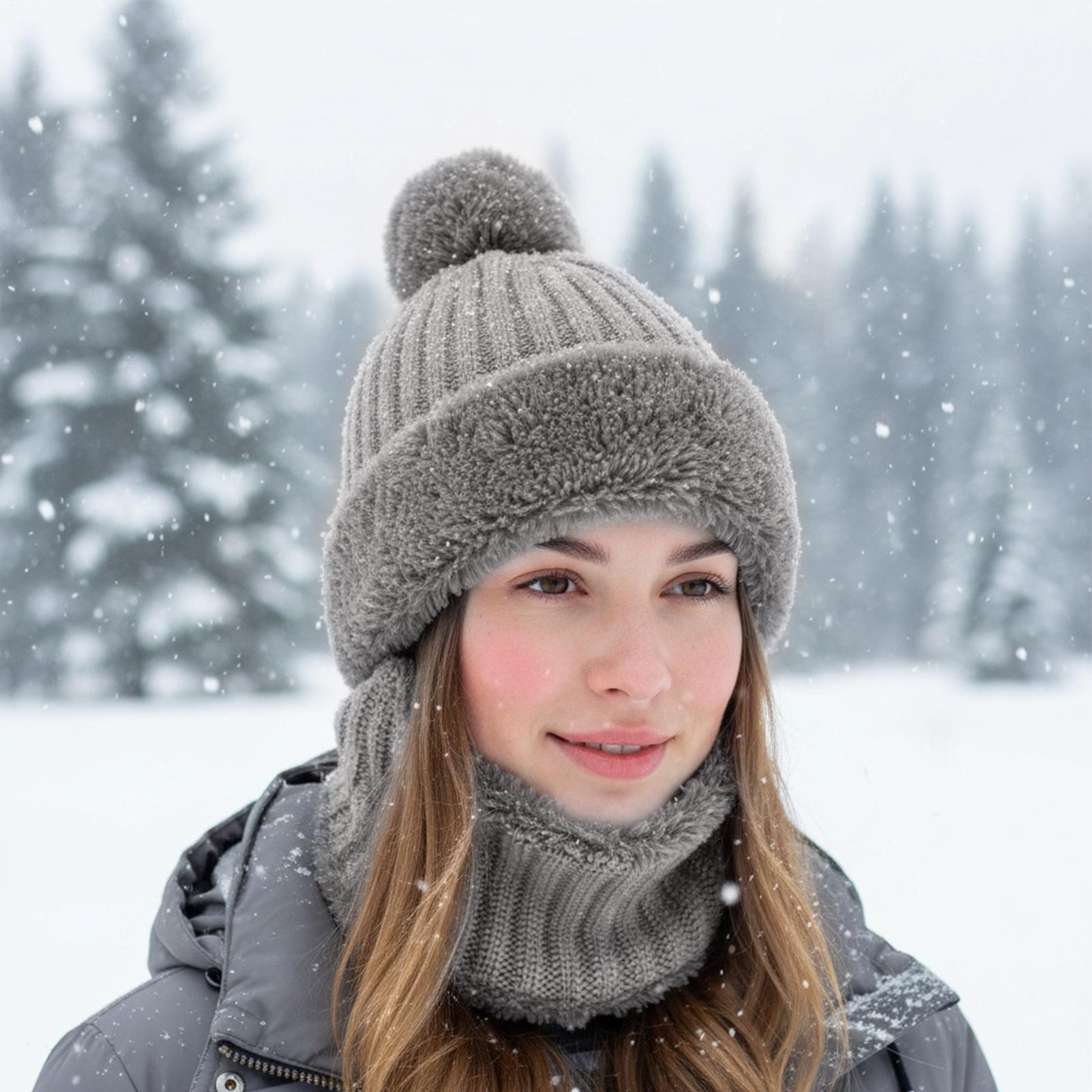 Winter Hats For Women Cold Wea - Neck Gaiter Fleece 리뷰 및 가격